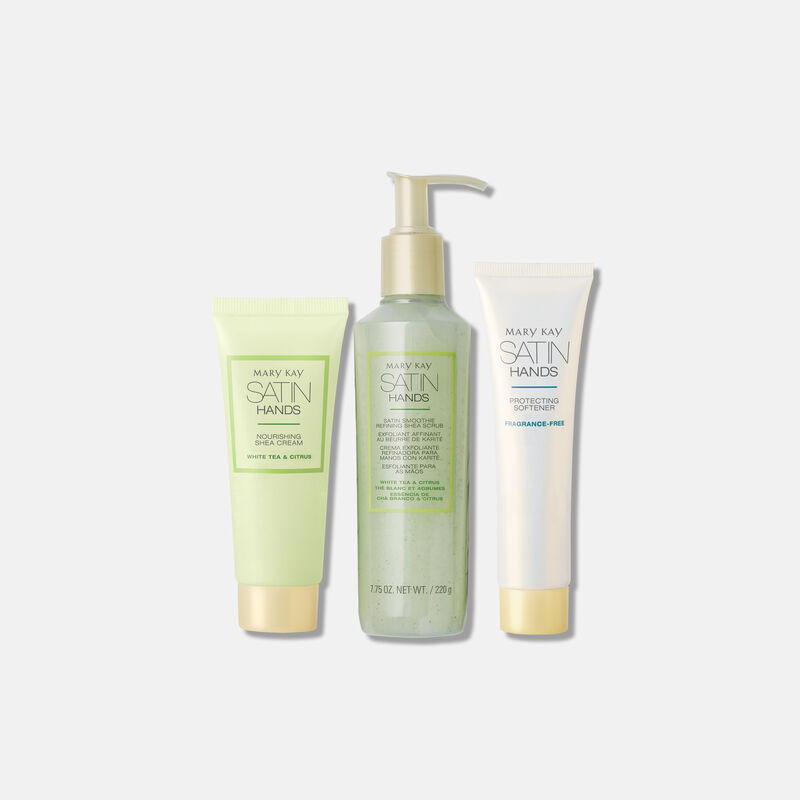 Set Manos de Seda Satin Hands T&eacute; Blanco C&iacute;tricos
